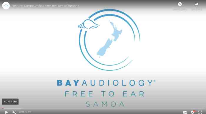 Logo of a Bay Audiology initiative