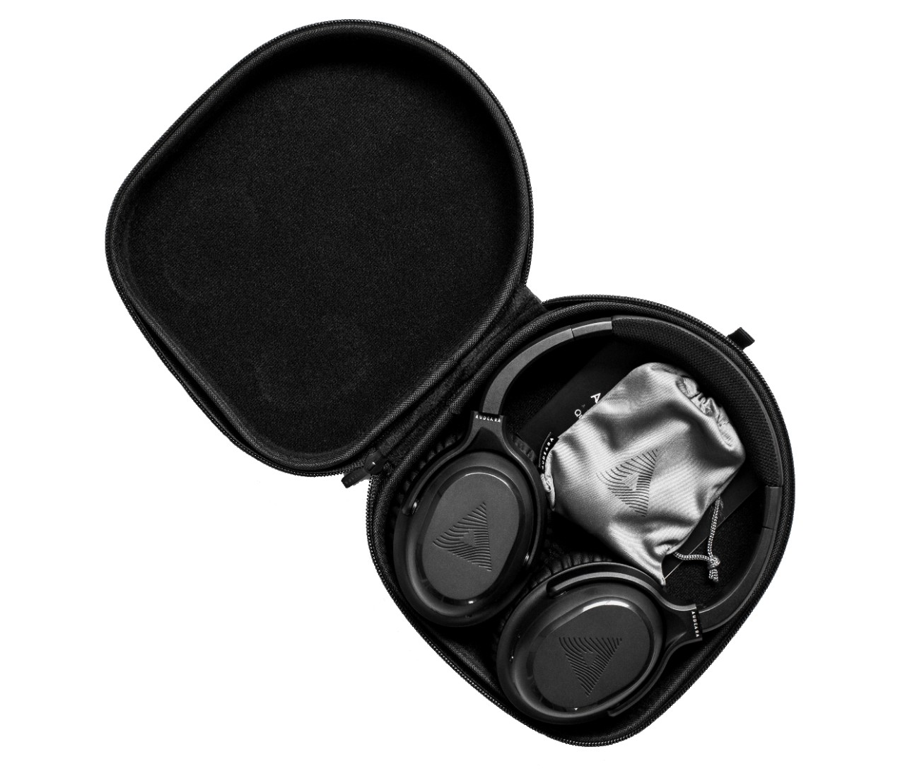 audeara headphones in case